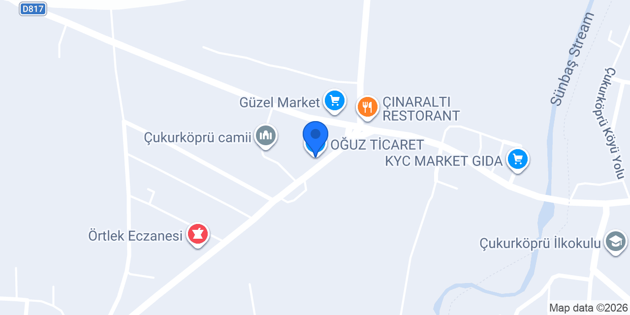 OĞUZ TİCARET konumu