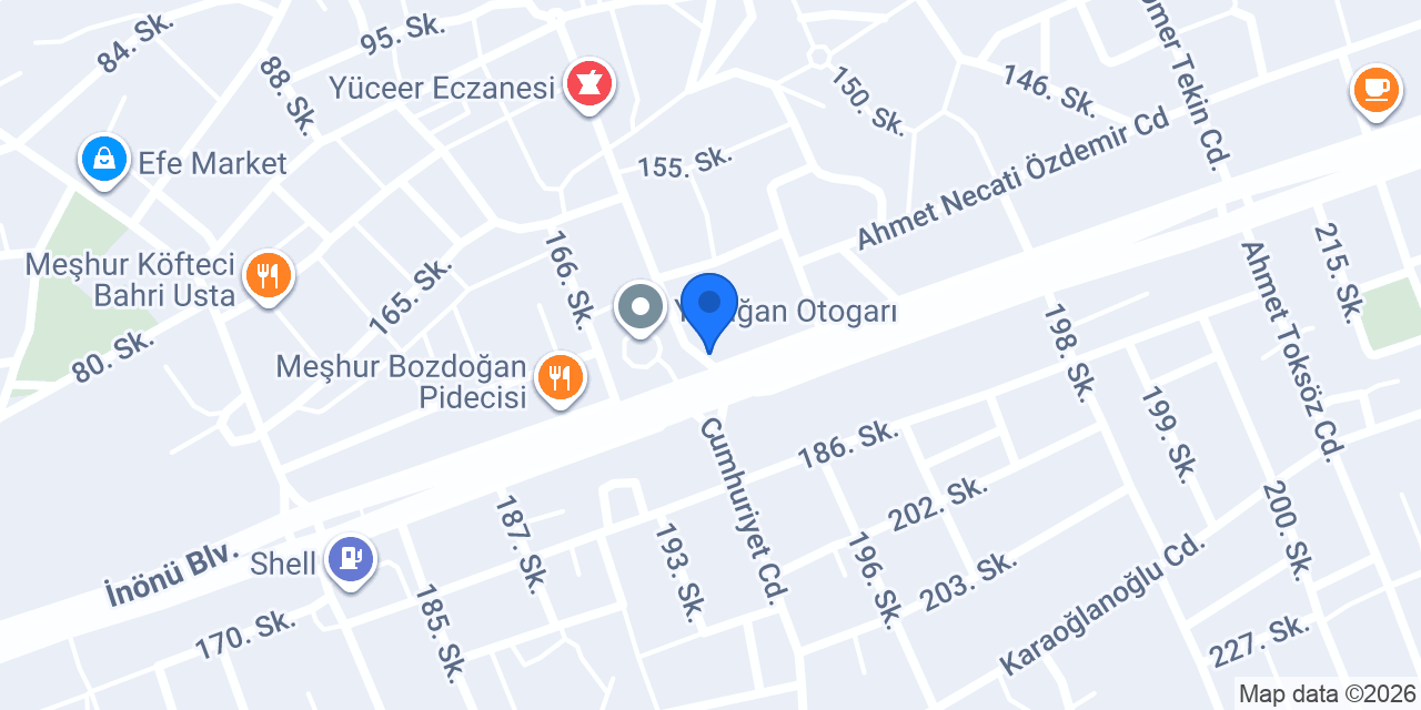 Özcan Özlem Pastanesi 2 konumu