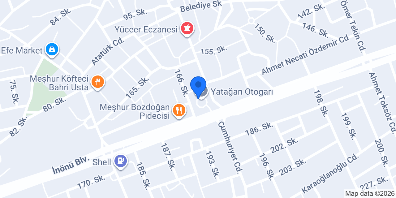 Yatağan taksi konumu