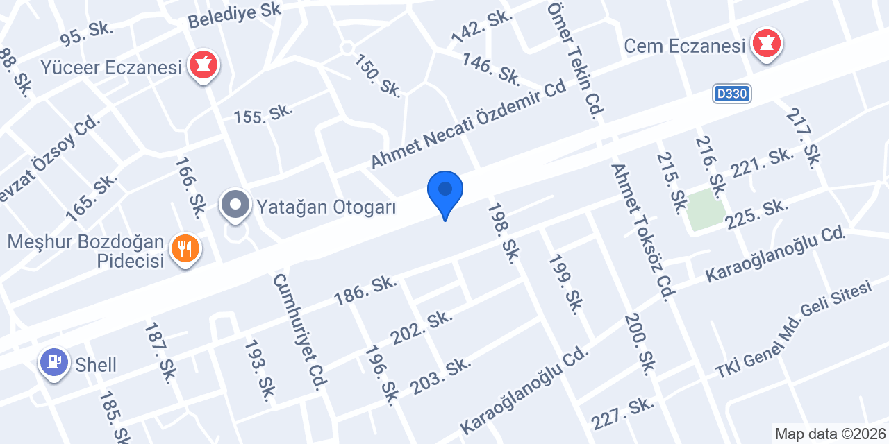 UDF inşaat konumu