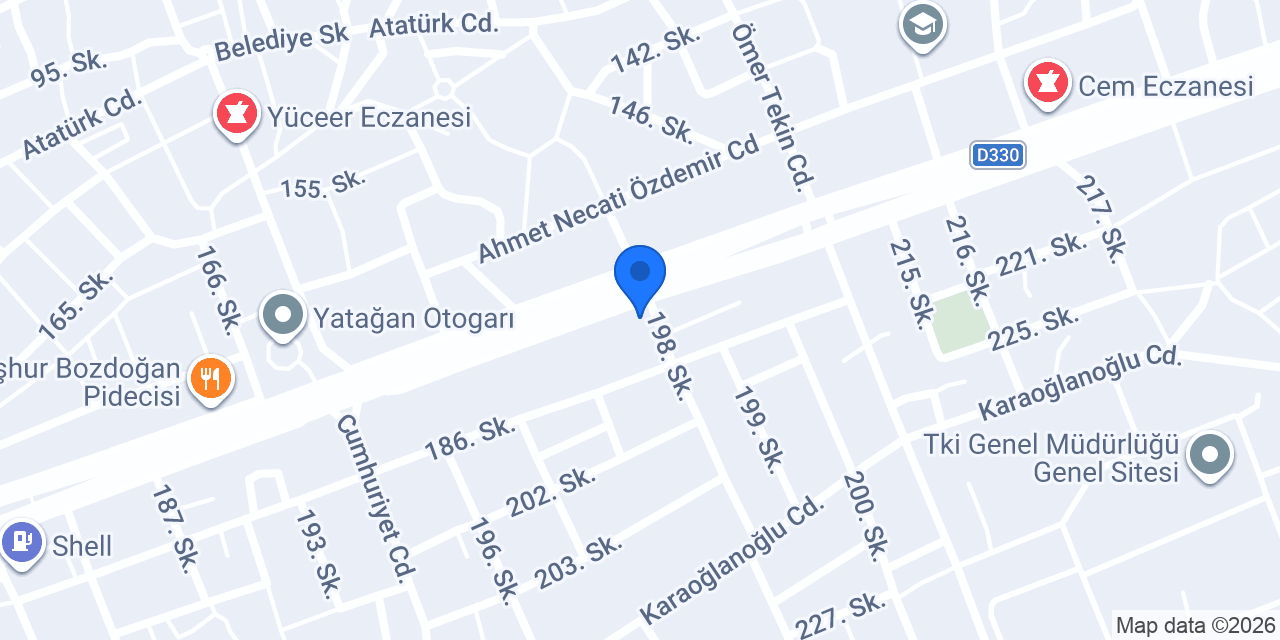 Kuzey Havuz Muğla konumu