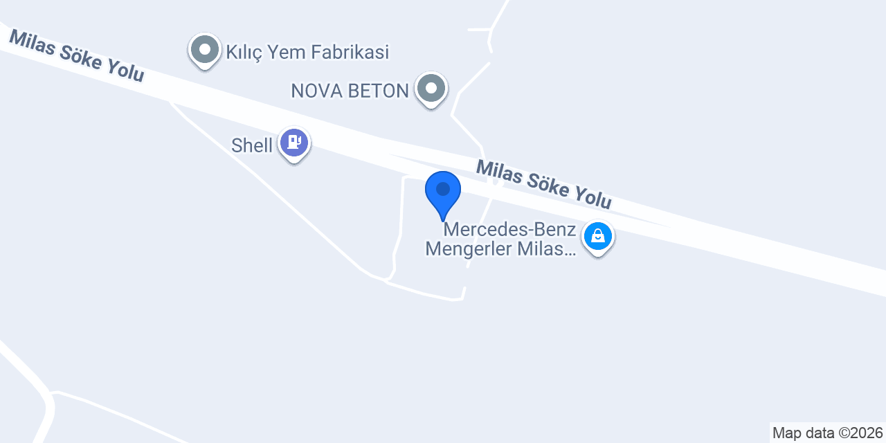 Mengerler Milas Alfaromeo konumu