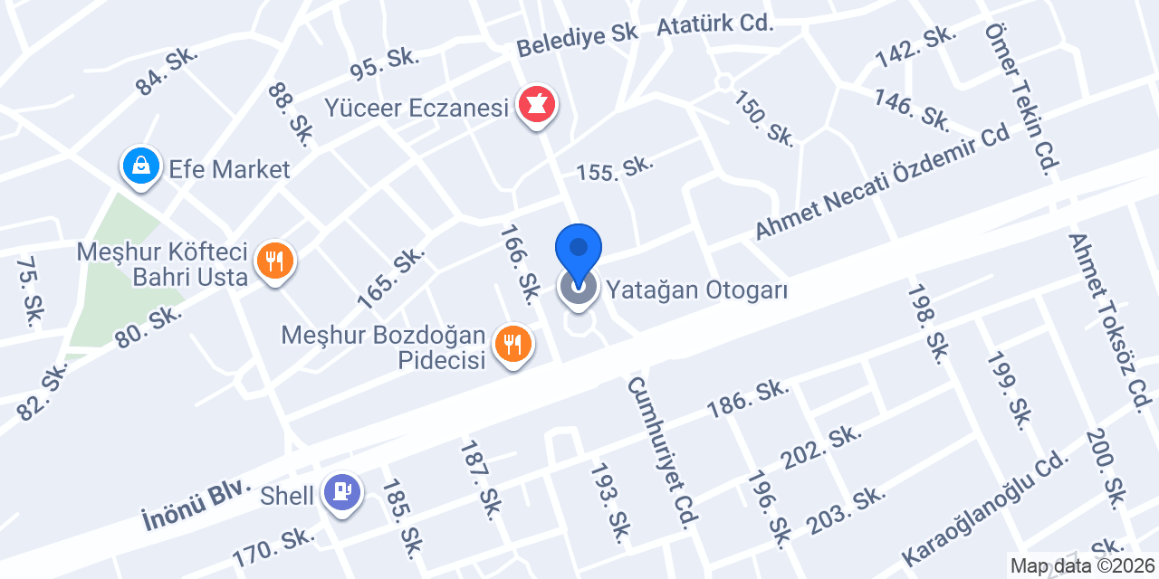 Kamil Koç YATAĞAN konumu