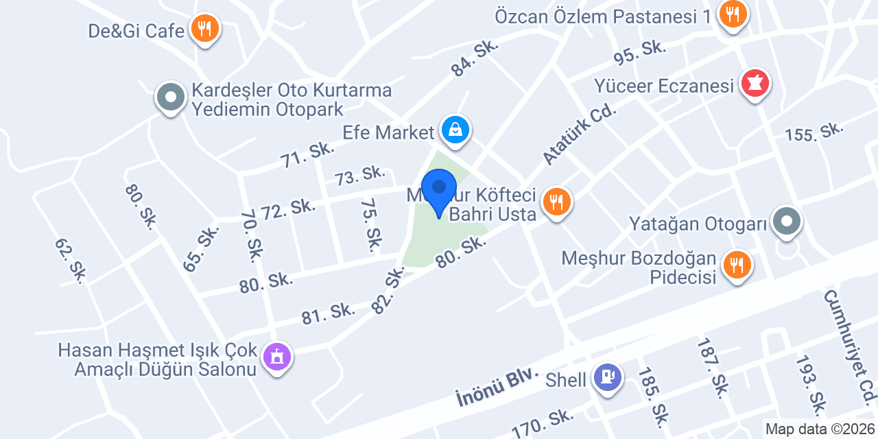 Gençlik Parkı konumu