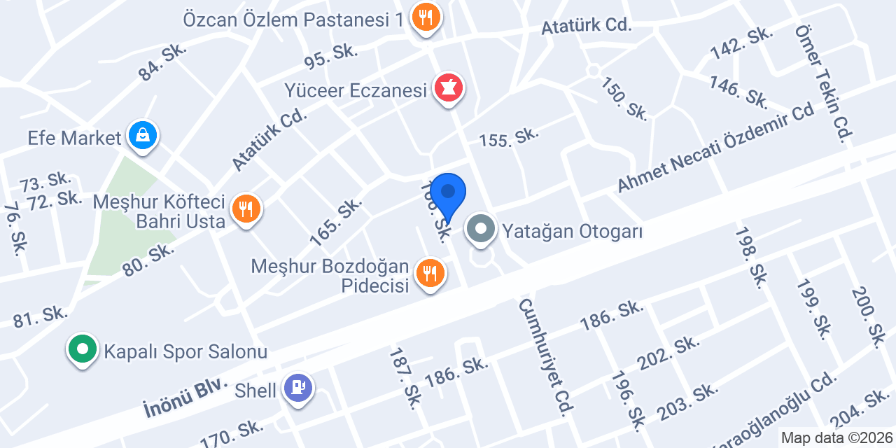 Ömür Erkek Kuaförü konumu