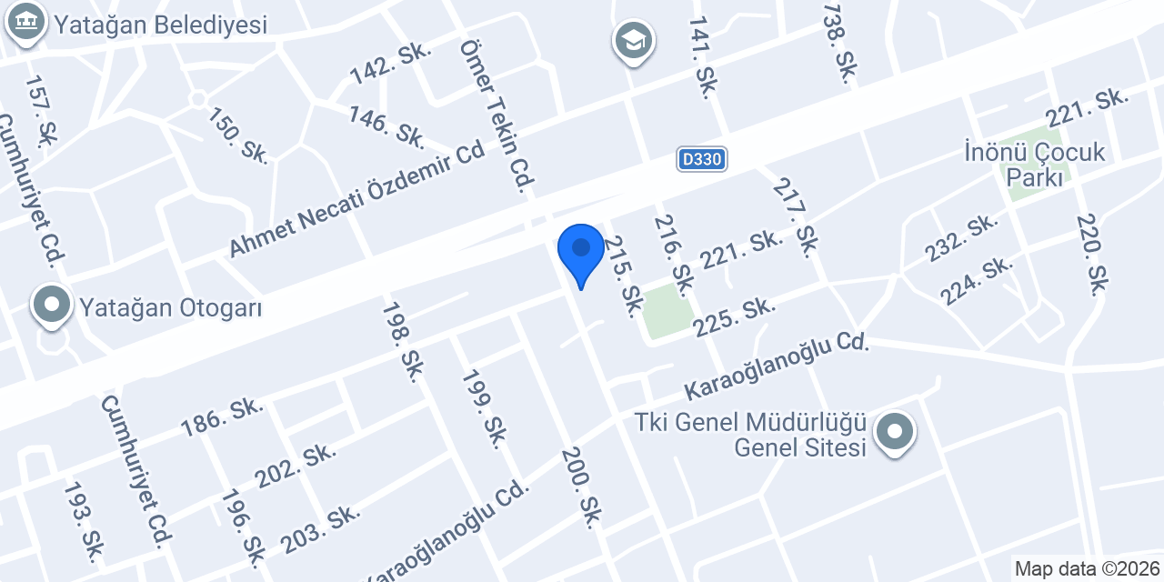 Yakalar Yapı Market konumu