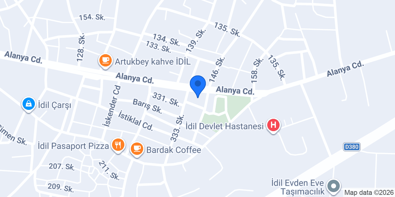 İDİL CİZRE İTİMAT konumu