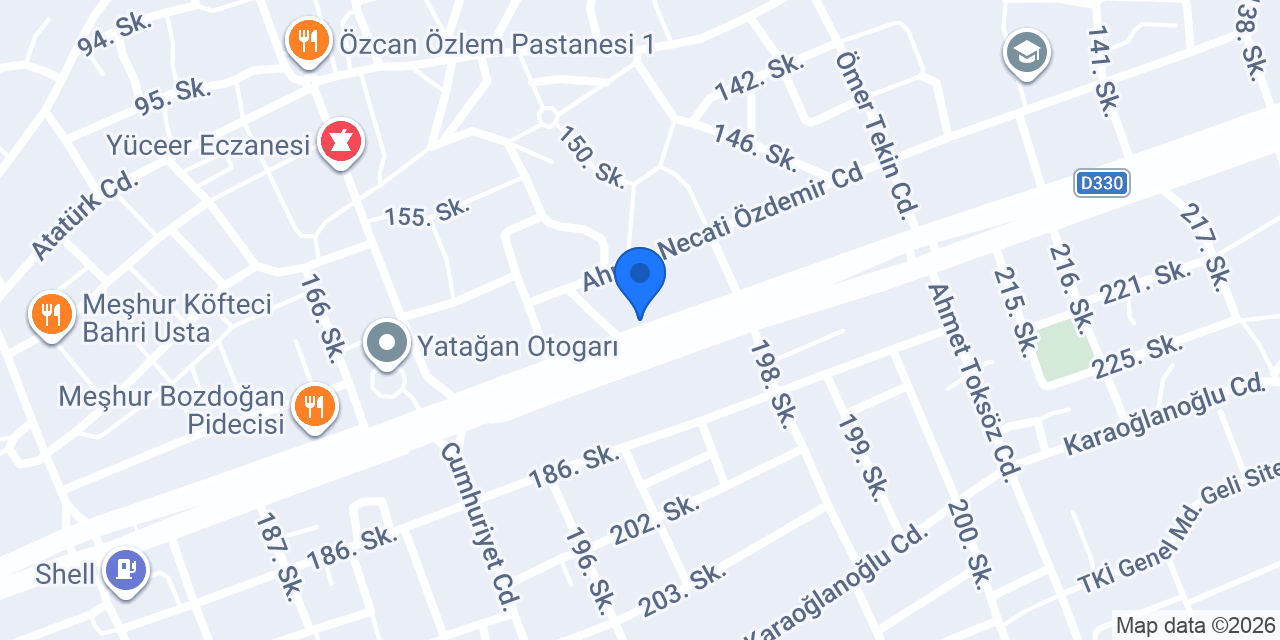 Başak Tarım Market konumu
