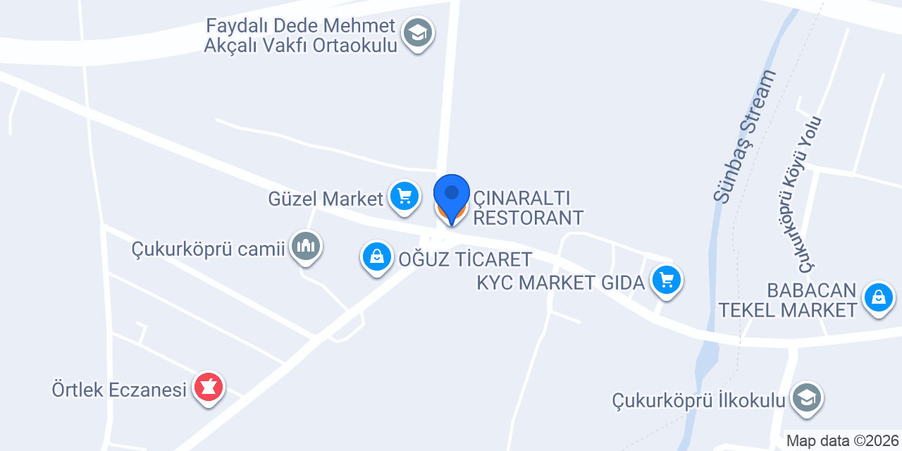 ÇINARALTI RESTORANT konumu