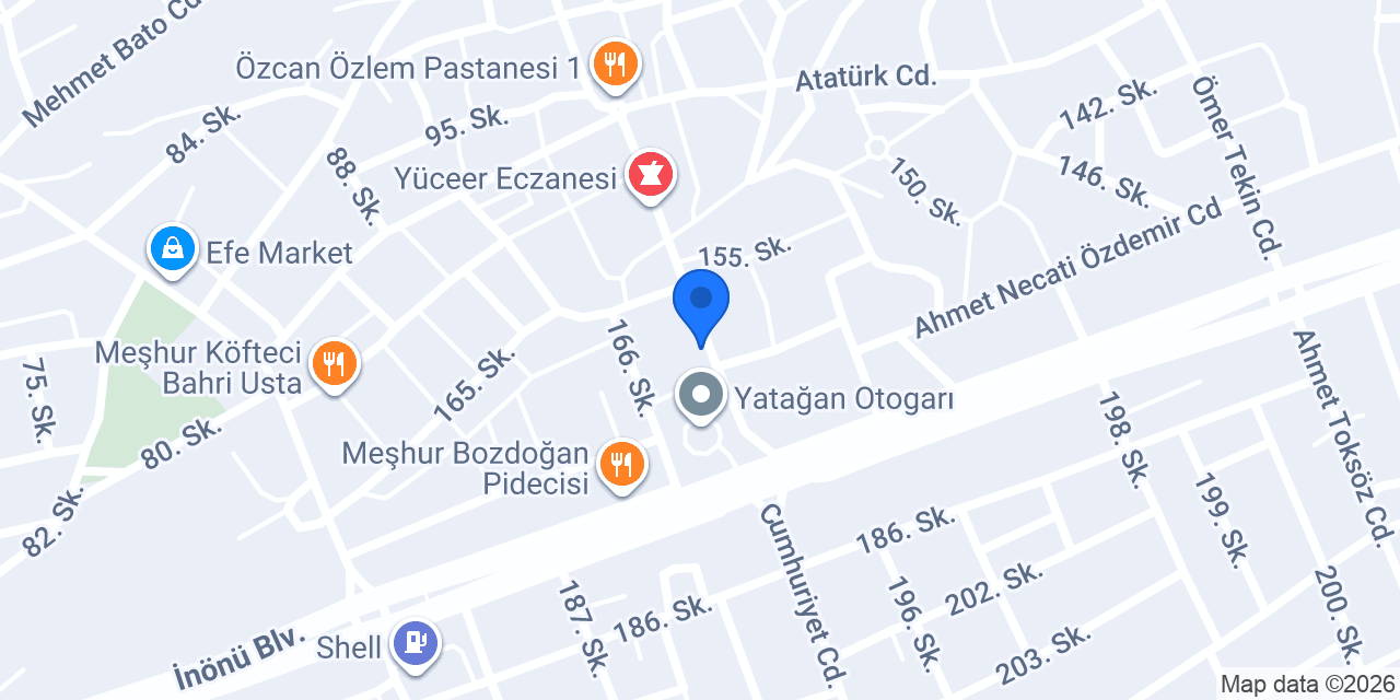 Tanrıverdi Cafe & küp döner konumu