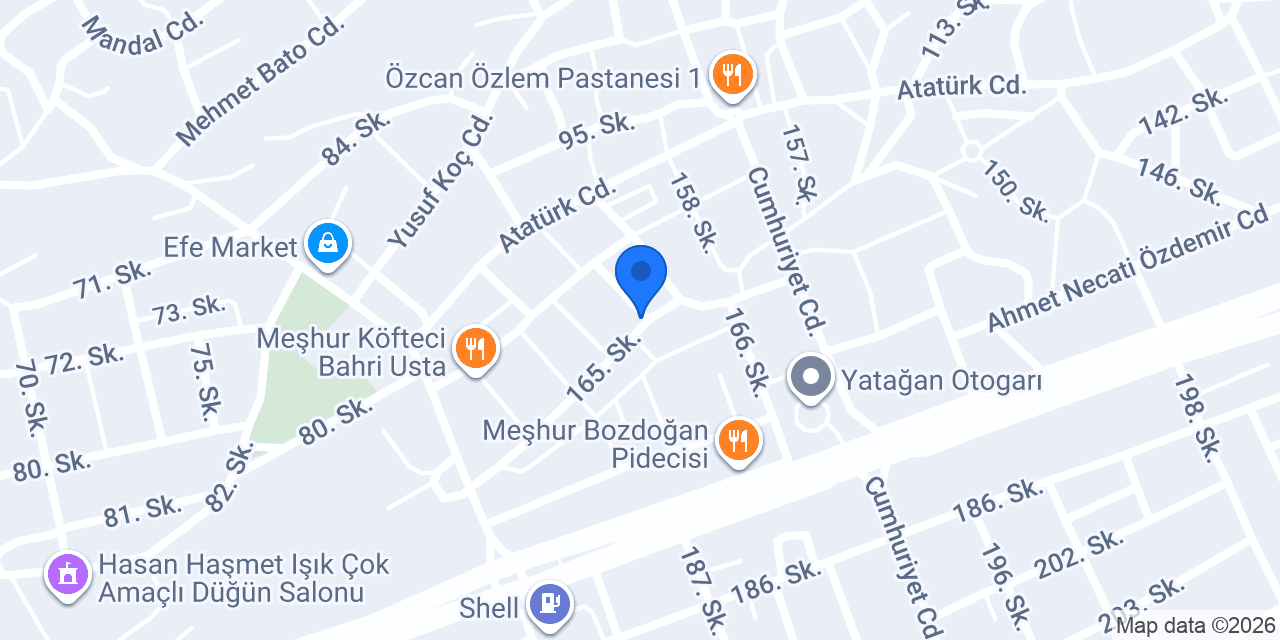 Güngör Bakkaliyesi konumu