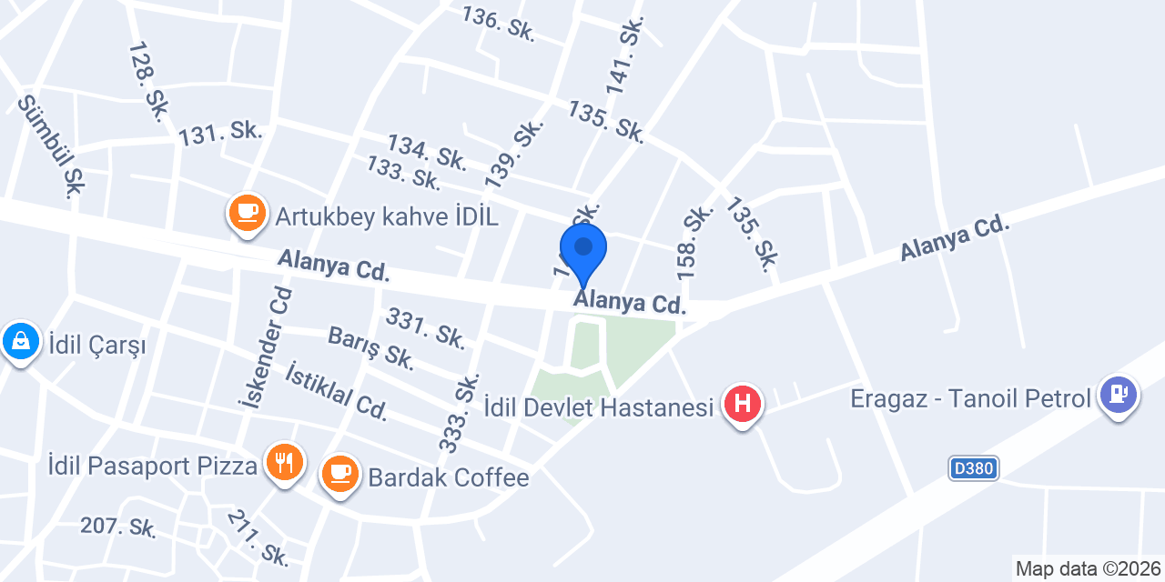 AKAR OTOMOTİV konumu