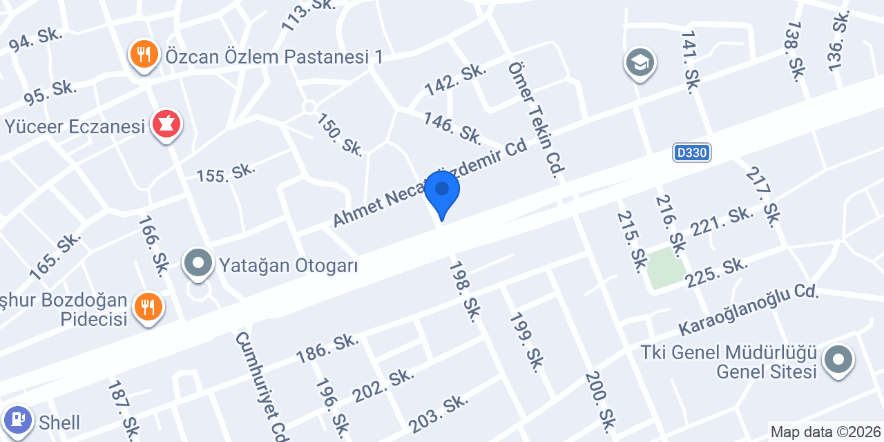 Şah Reklam konumu
