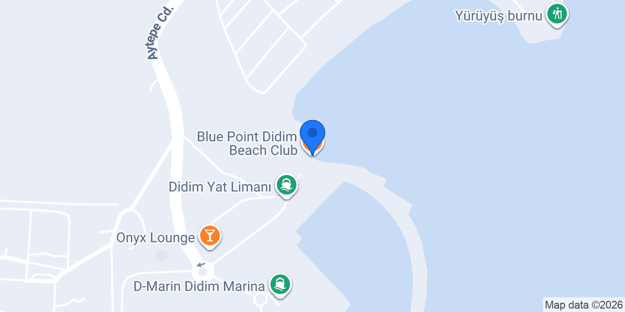 Blue Point Didim Beach Club konumu