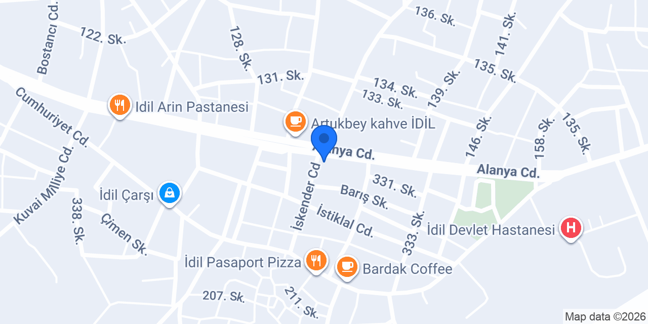 Pizza dünyası pide döner konumu