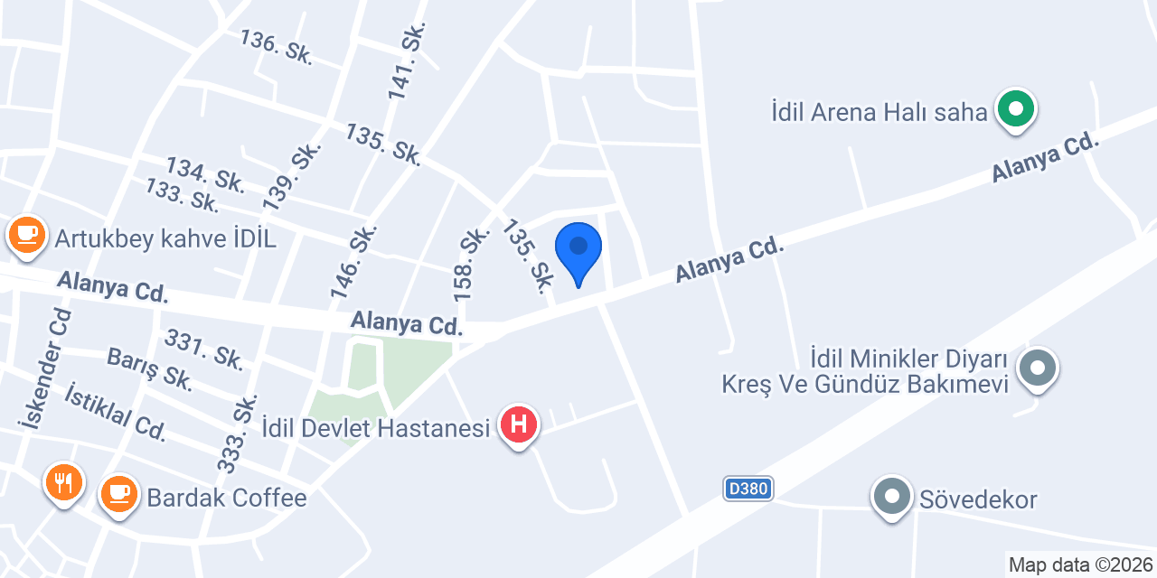 Hamarat Eczanesi konumu