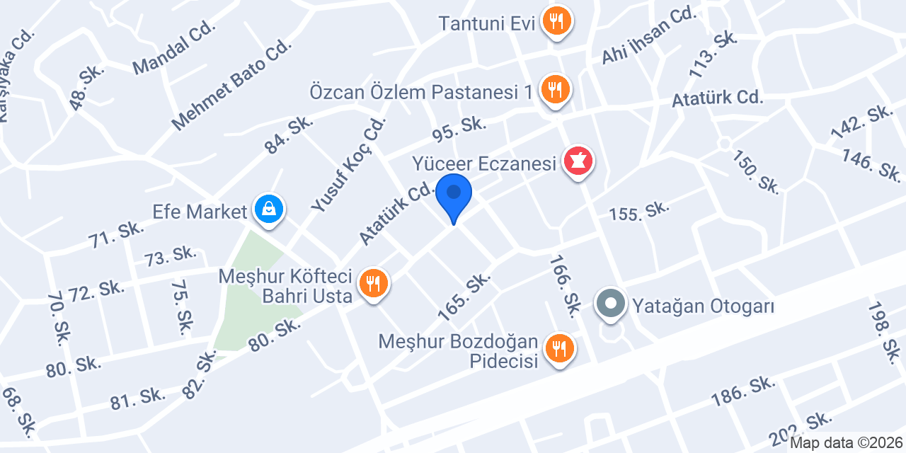 Ali Tekin Sigorta konumu