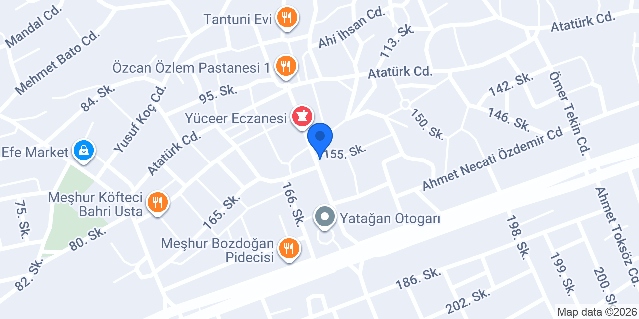 Yatağan iletişim konumu