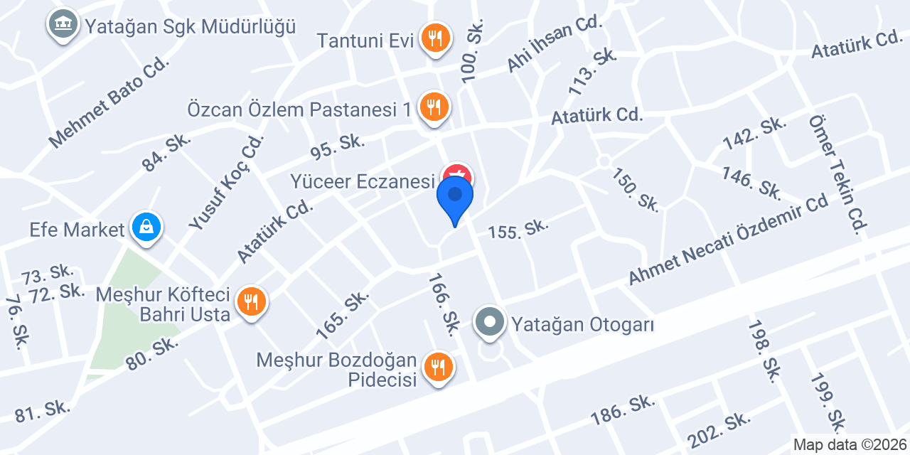 İŞLER KİTABEVİ YATAĞAN ŞUBE konumu