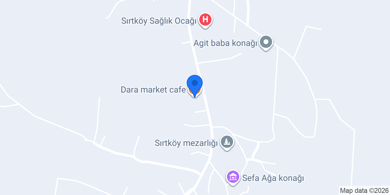 Dara market cafe konumu