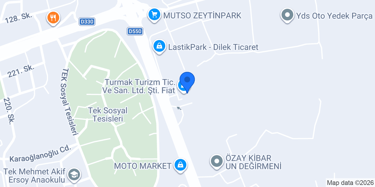 Spoticar Turmak konumu