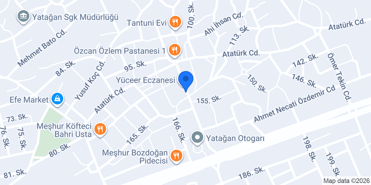 Kardelen ev Baklavaları konumu
