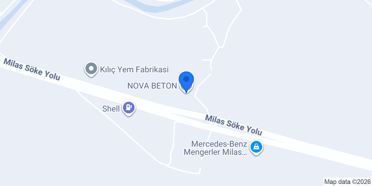 NOVA BETON konumu