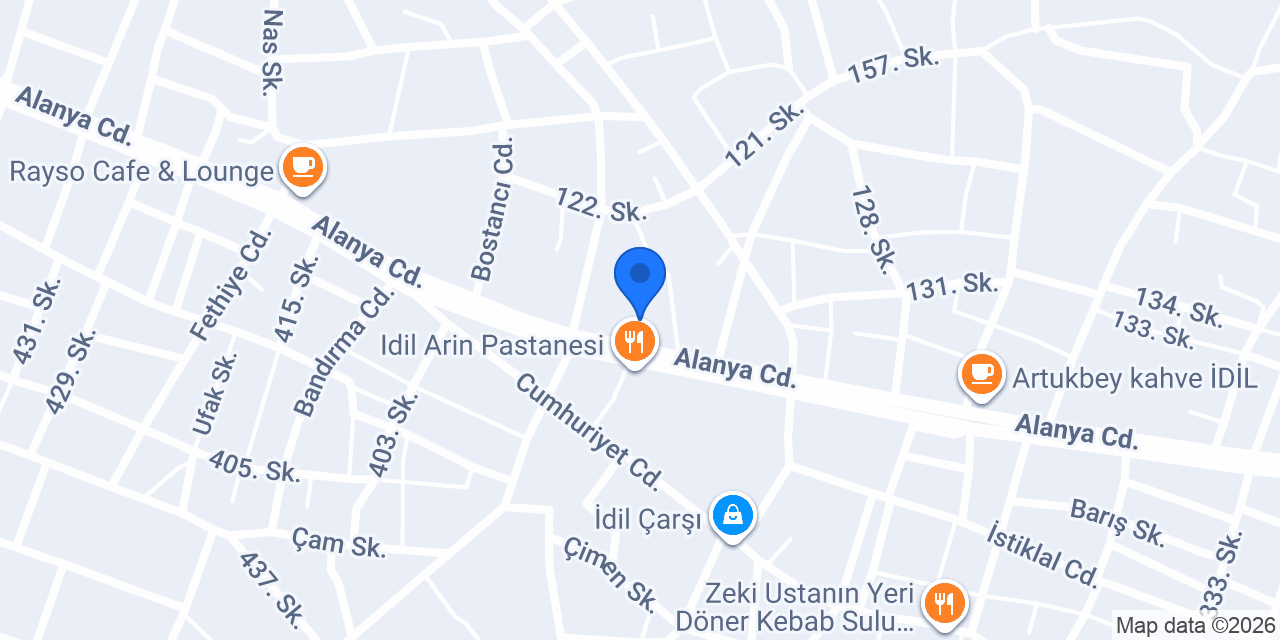 Diş Hekimi Cihat Yalçın konumu