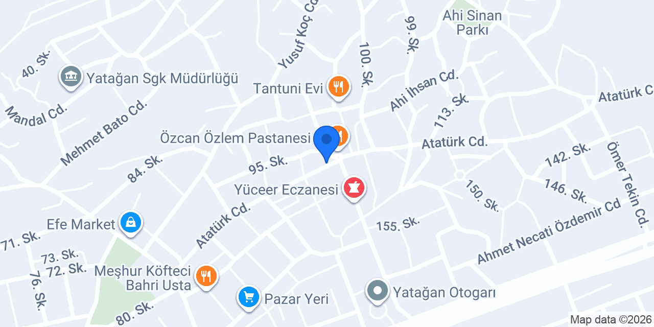 Oses Çiğ Köfte konumu