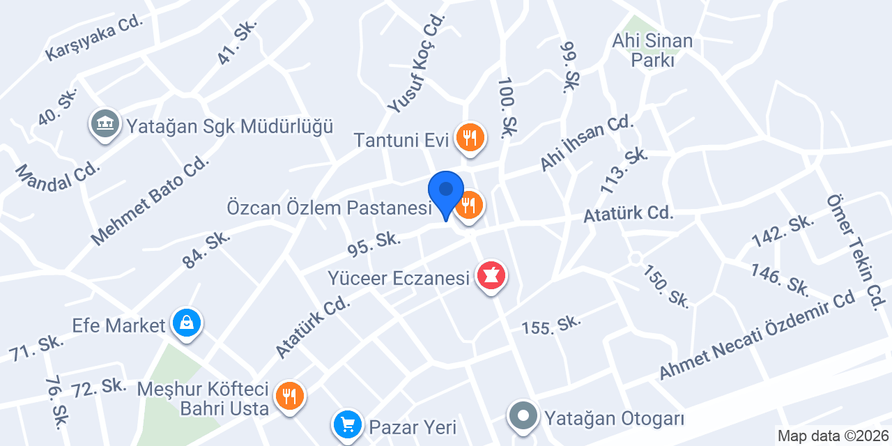 Gül kuaför konumu