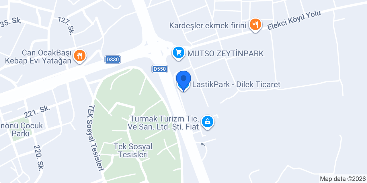 LastikPark - Dilek Ticaret konumu