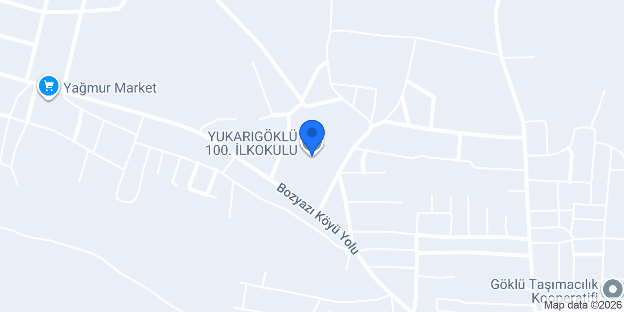 YUKARIGÖKLÜ 100. İLKOKULU konumu