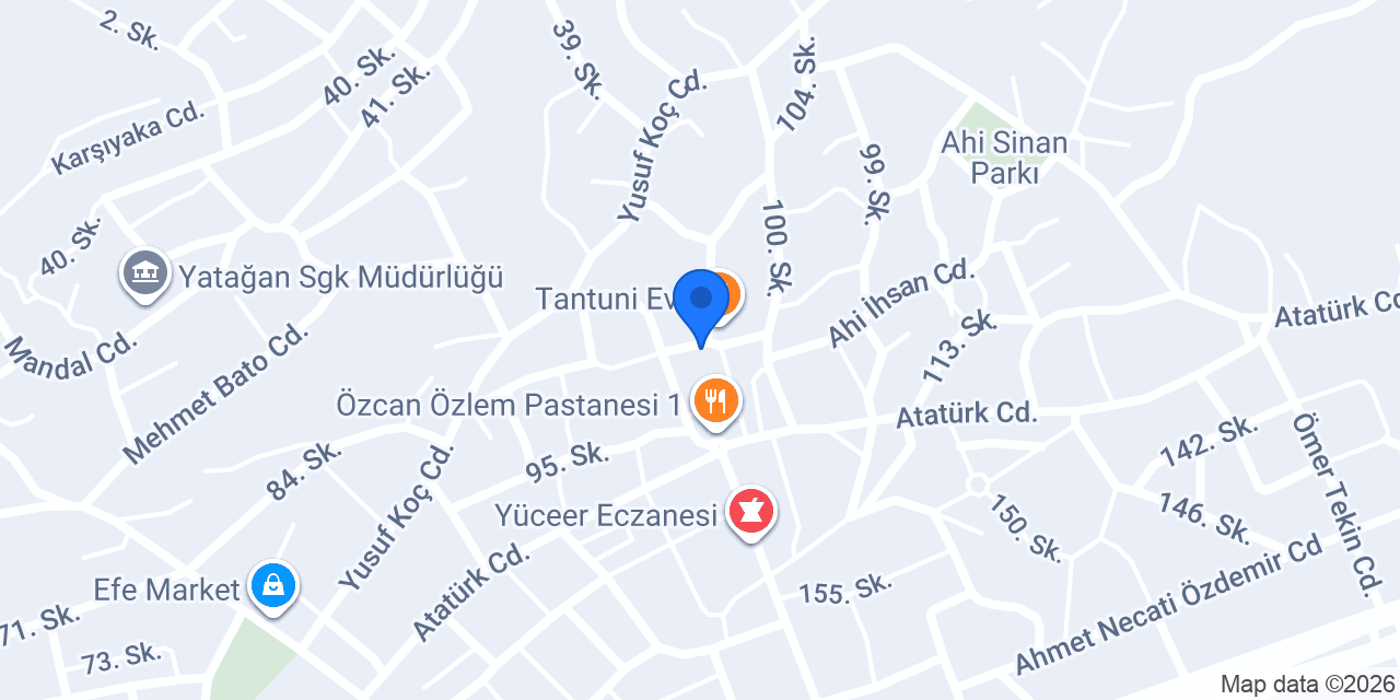 Aryataş Madencilik konumu