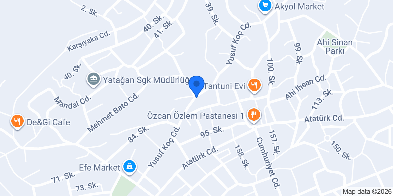 Damla Market konumu