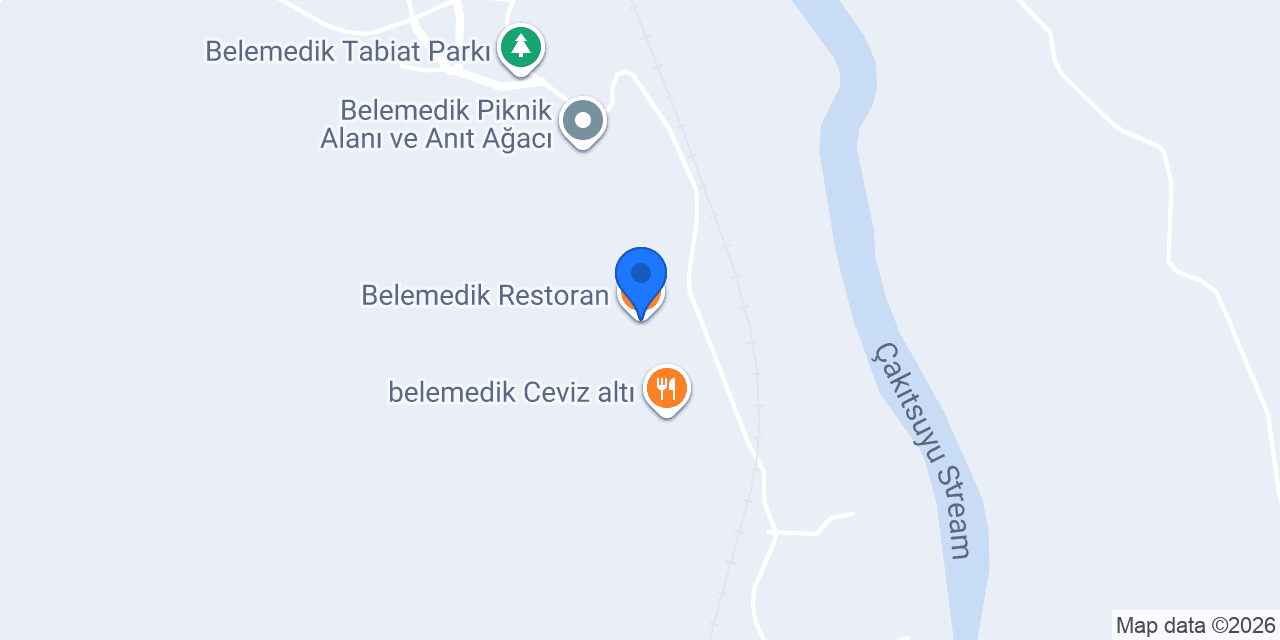 Belemedik Restoran konumu