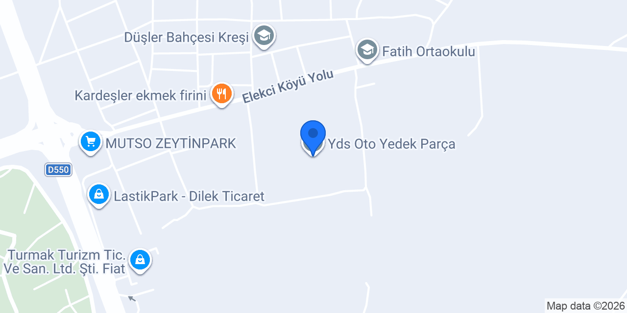 Yds Oto Yedek Parça konumu