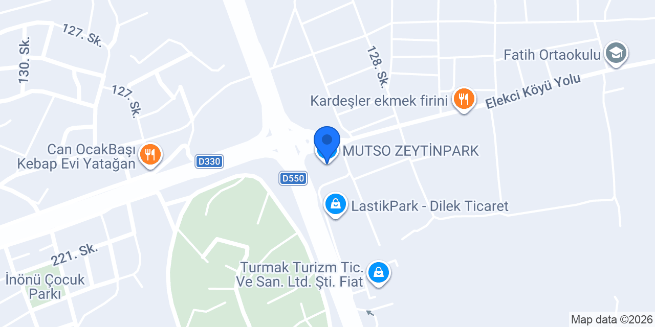 MUTSO ZEYTİNPARK konumu