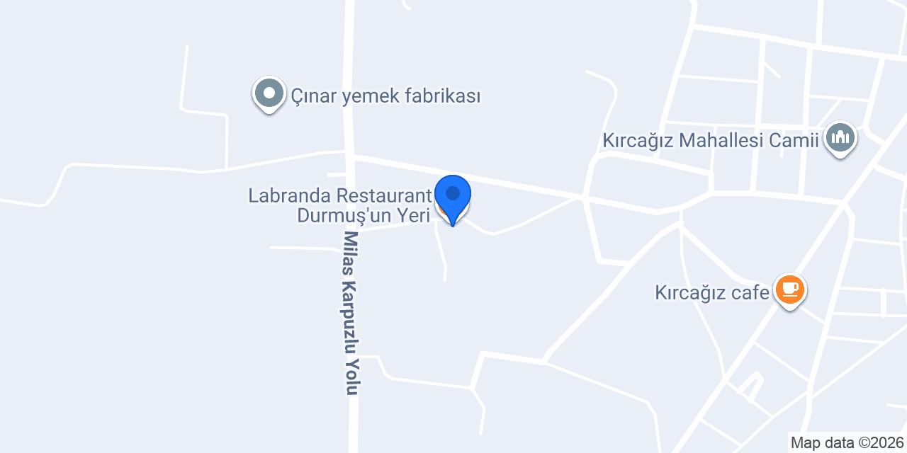 Labranda Restaurant Durmuş'un Yeri konumu