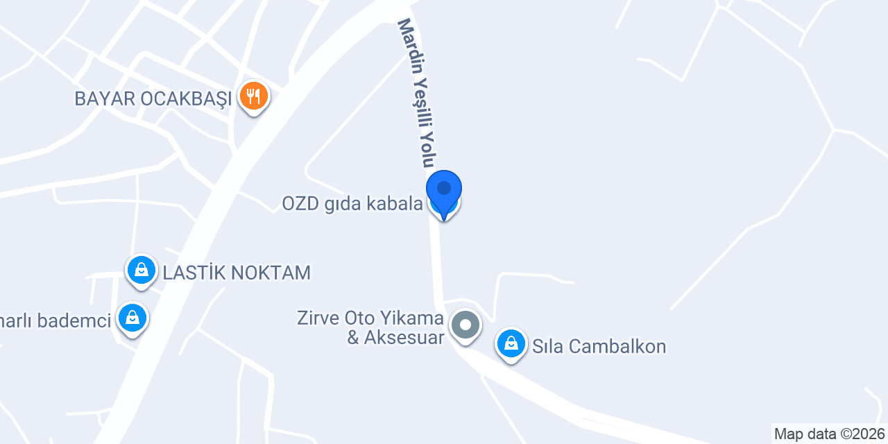 OZD gıda kabala konumu