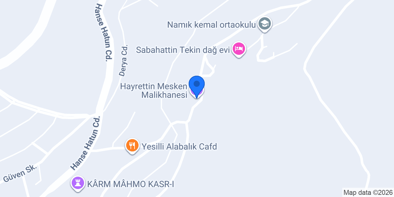 Hayrettin Mesken Malikhanesi konumu