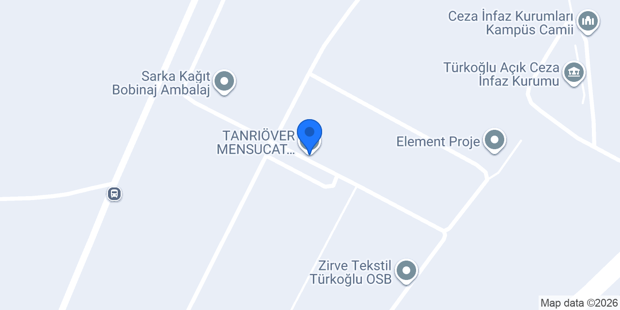 TANRIÖVER MENSUCAT TEKSTİL ELYAF GERİ DÖNÜŞÜMÜ OSB konumu