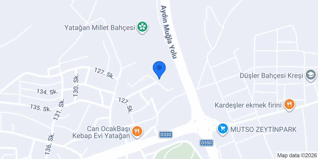 Yatağan İmam Hatip Ortaokulu konumu