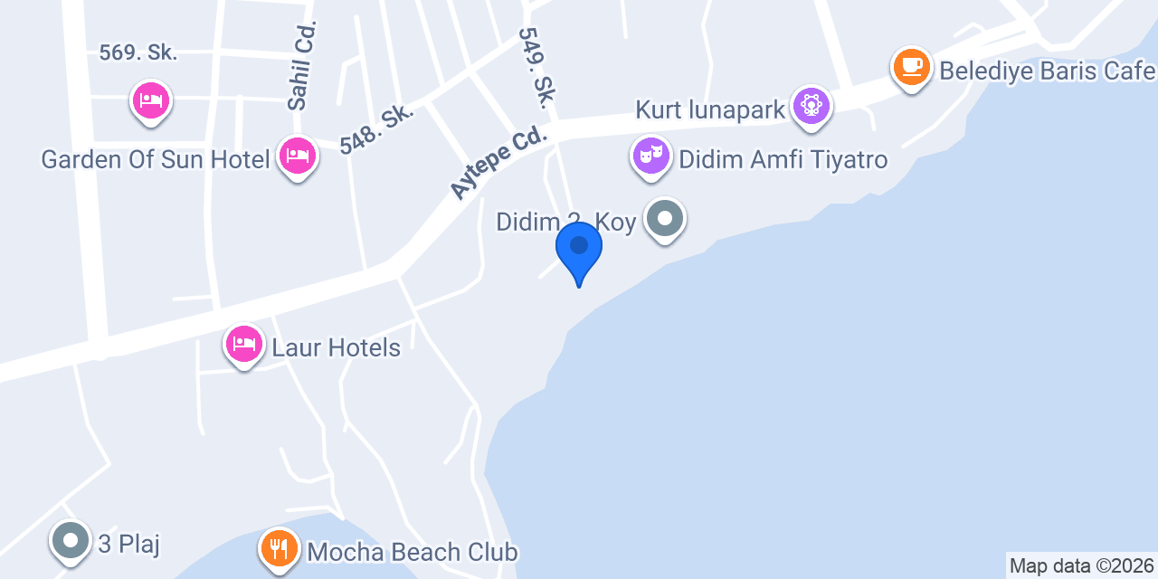 Didim Yelken Kulübü konumu