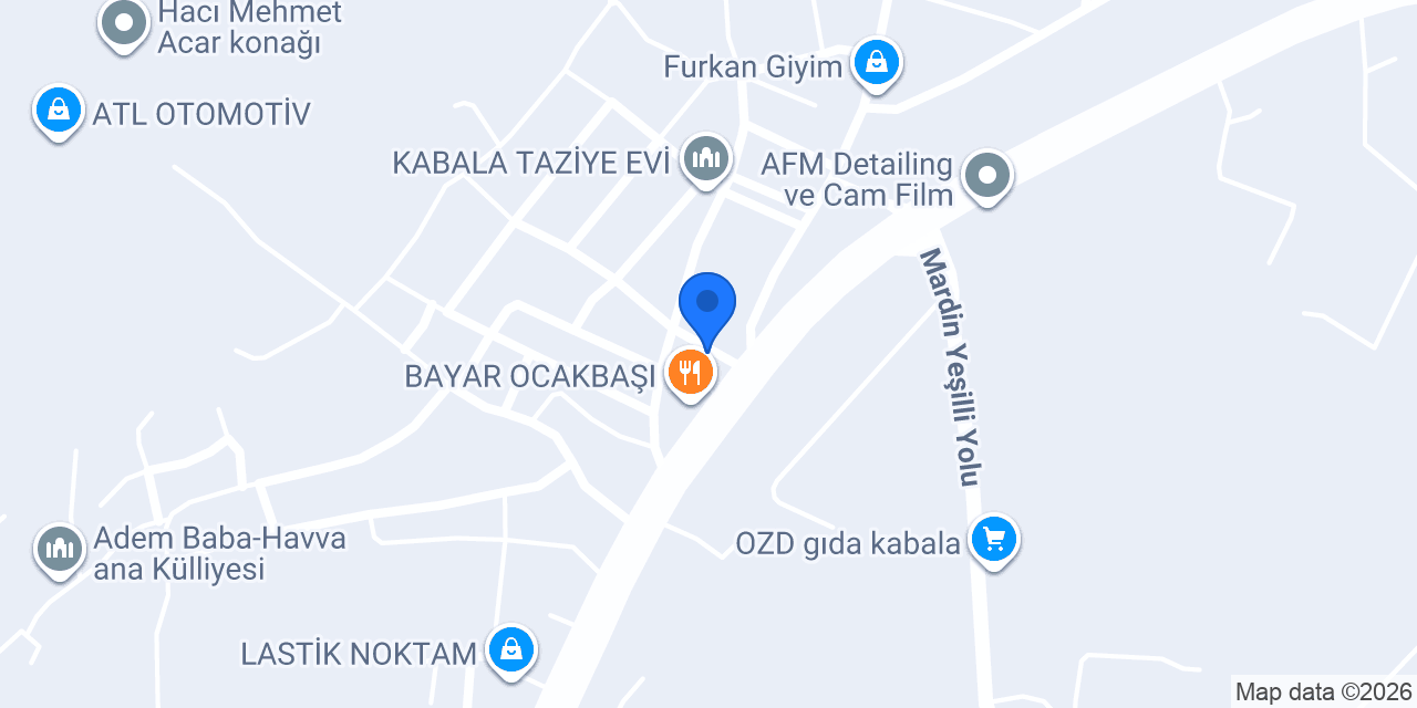 Kabala Ocak Başi konumu