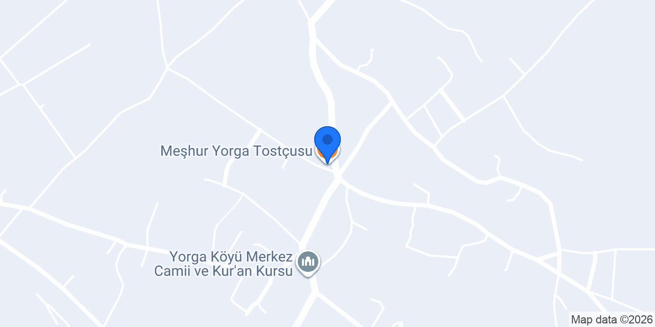 Meşhur Yorga Tostçusu konumu