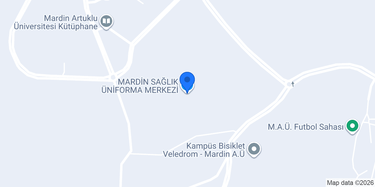 MARDİN SAĞLIK ÜNİFORMA MERKEZİ konumu