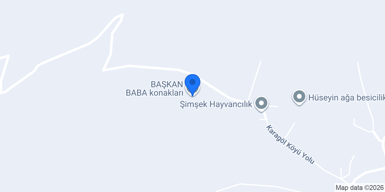 BAŞKAN BABA konakları konumu