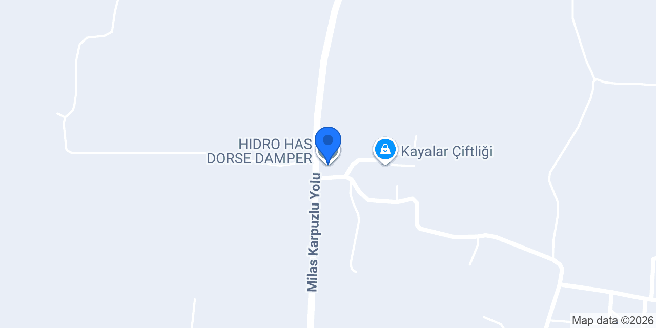 HIDRO HAS DORSE DAMPER konumu