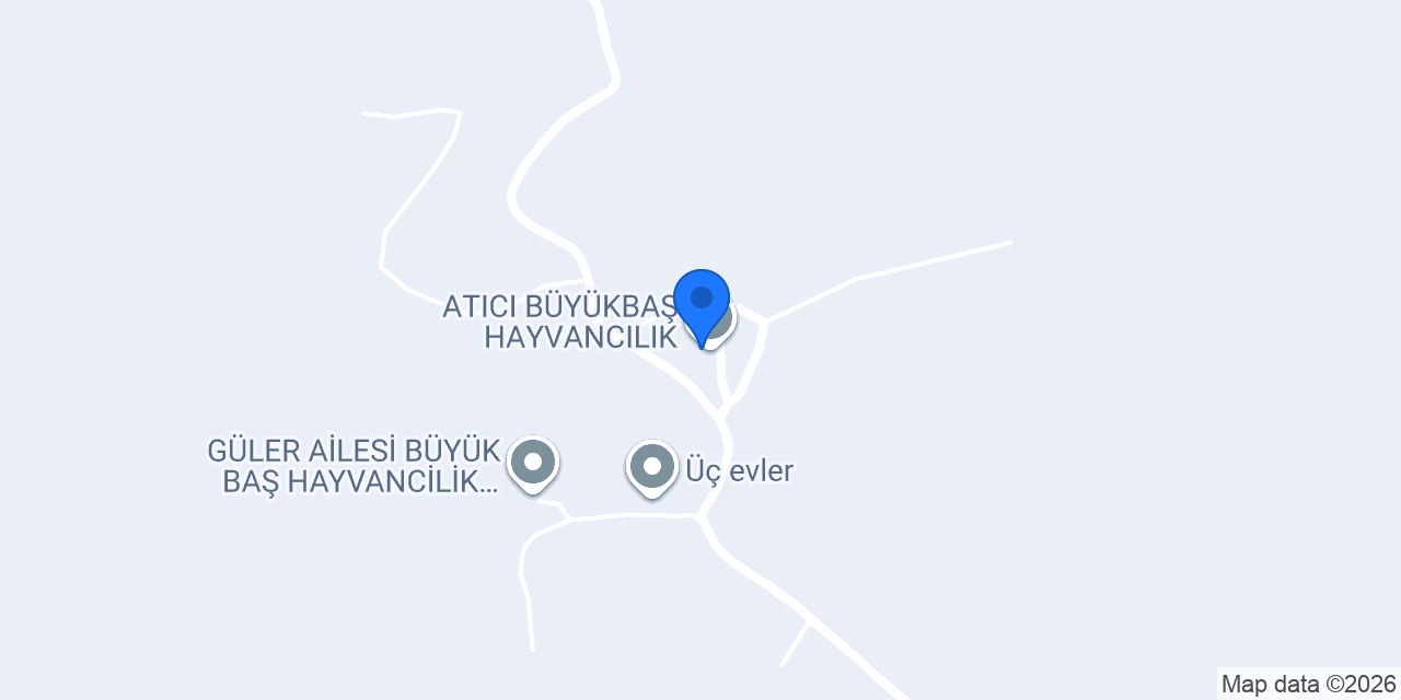 ATICI BÜYÜKBAŞ HAYVANCILIK konumu
