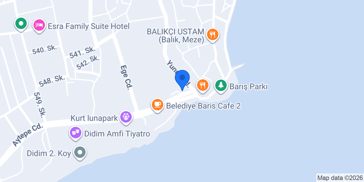 Vetro Wine House Didim konumu